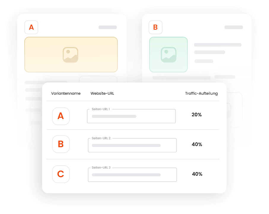 A/B-Tests & datengetriebene Optimierung - Professional dashboard interface