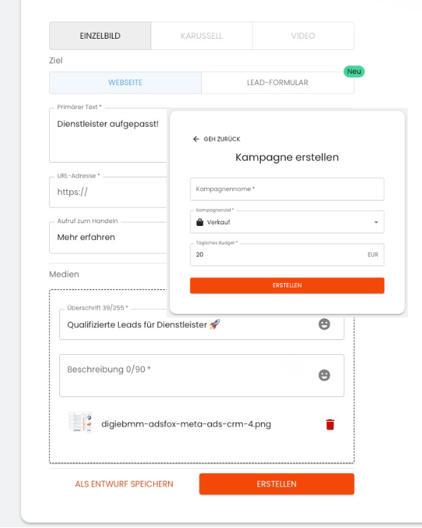 Content & Automatisierung - Professional dashboard interface