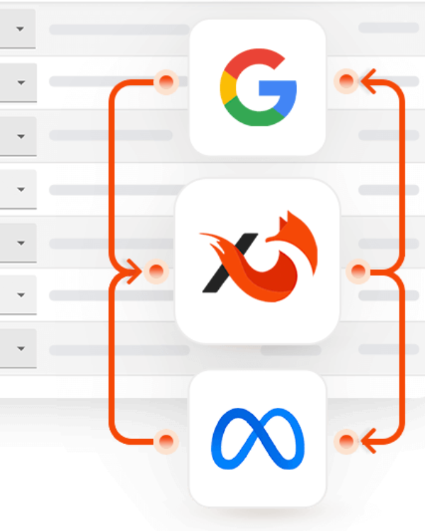 Lückenloses Daten-Tracking - Professional dashboard interface